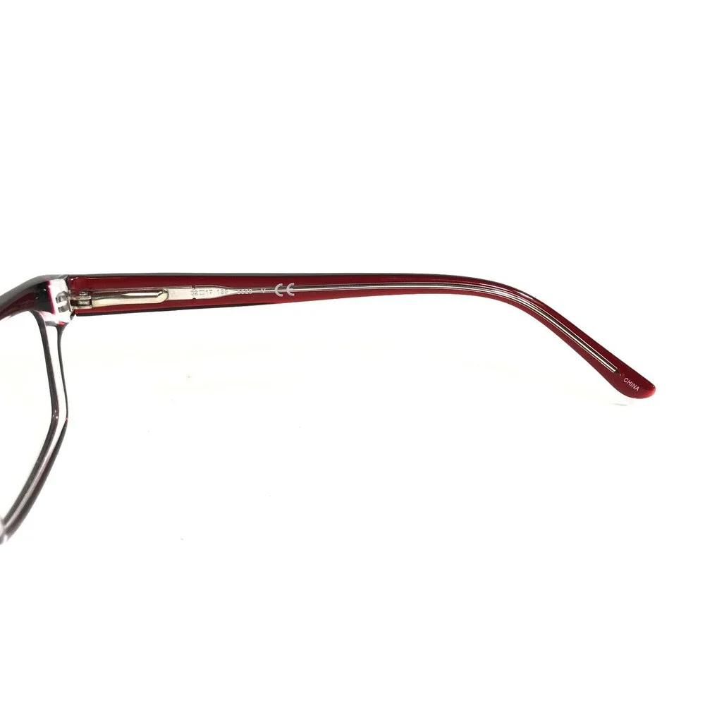 Mossimo Eyeglasses Frames MS 2061 5529 Clear Red Tortoise Cat Eye 52-17-135